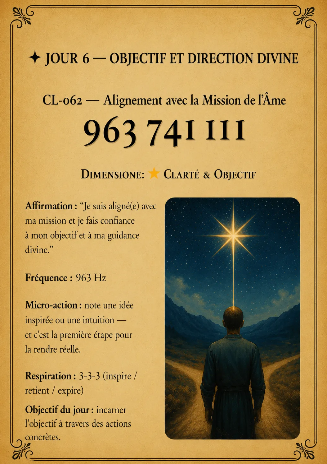 Indication pratique du matériel